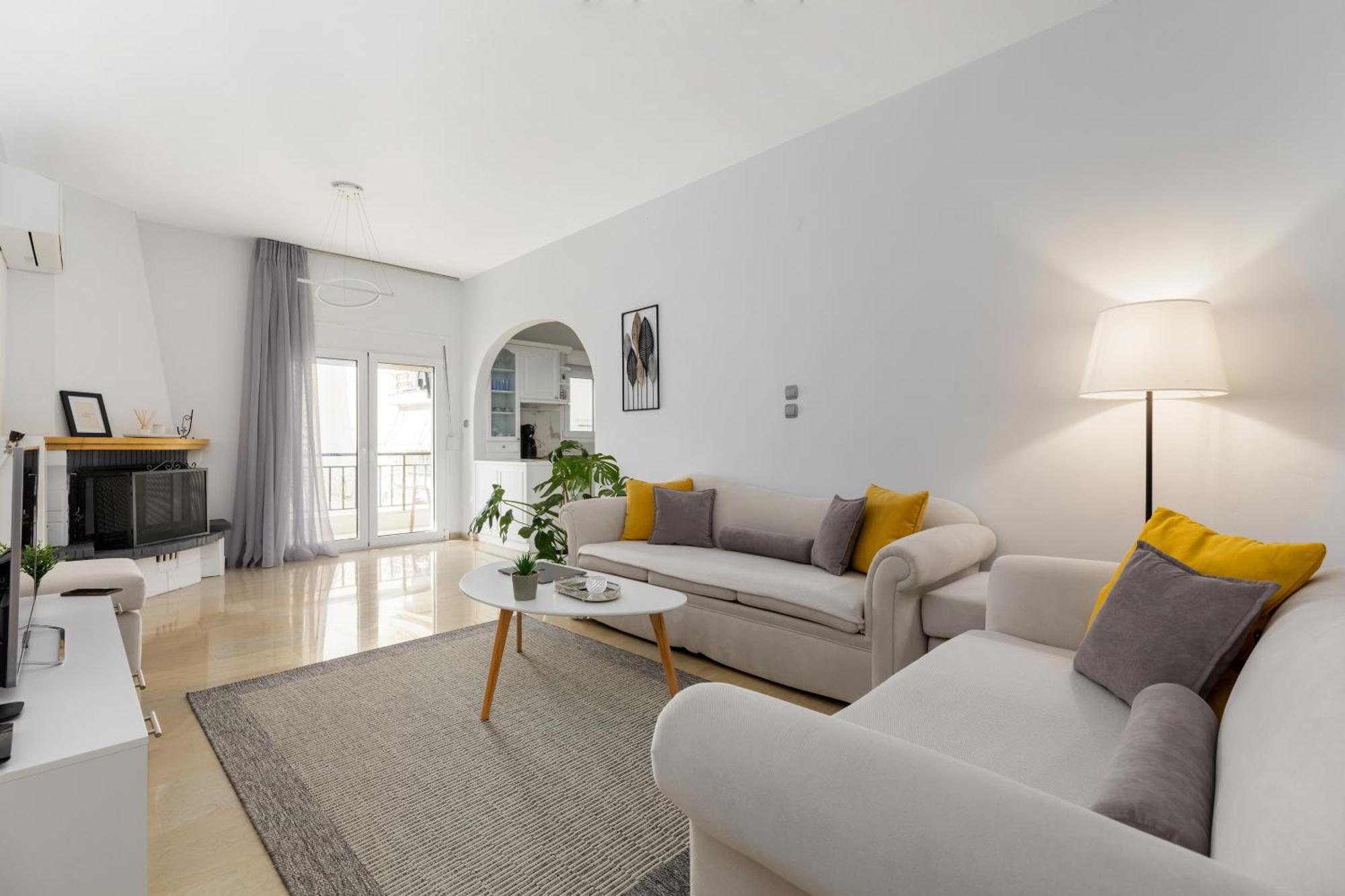 53 Central Luxury Apartment Kalamaria 塞萨洛尼基 外观 照片